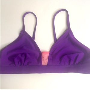 Under Armour UA Purple Pink Bikini Swim Top